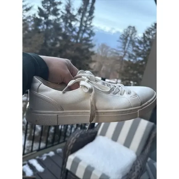 Joie Women’s Harvard White Leather Classic Lined Court Sneaker 9.5 US - Picture 11 of 14